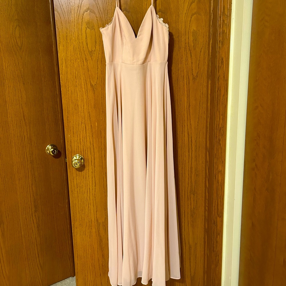 Lulu’s light pink prom dress, size M.
